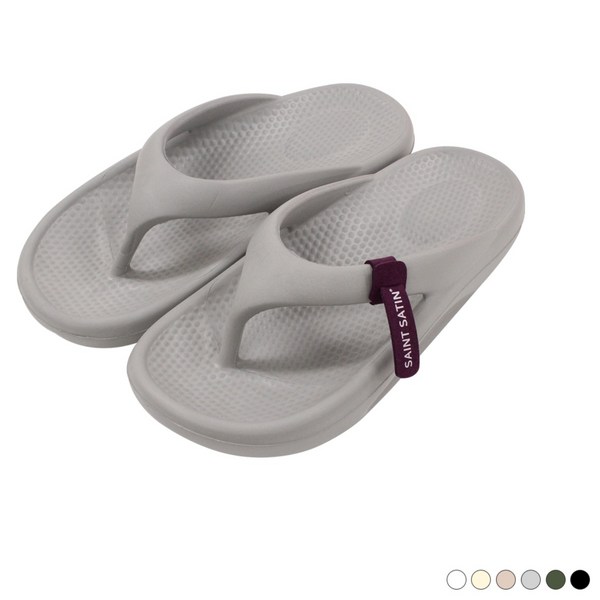 세인트새틴 브린 플립 플랍 쿠션 슬리퍼