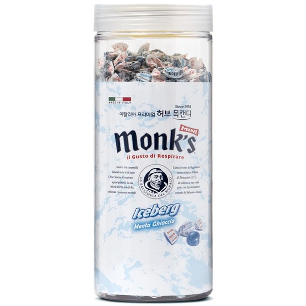 Monks 아이스버그 캔디, 450g, 1개