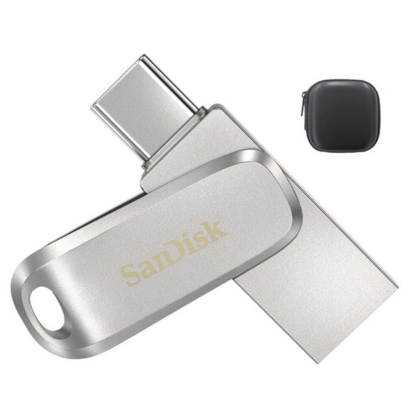 샌디스크 울트라 듀얼 럭스 C타입 USB 3.1 SDDDC4 + 보관 케이스 패키지