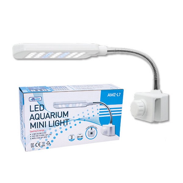 아마존 LED 아쿠아리 미니등 AMZ-L7, L323 x D37..., 1개