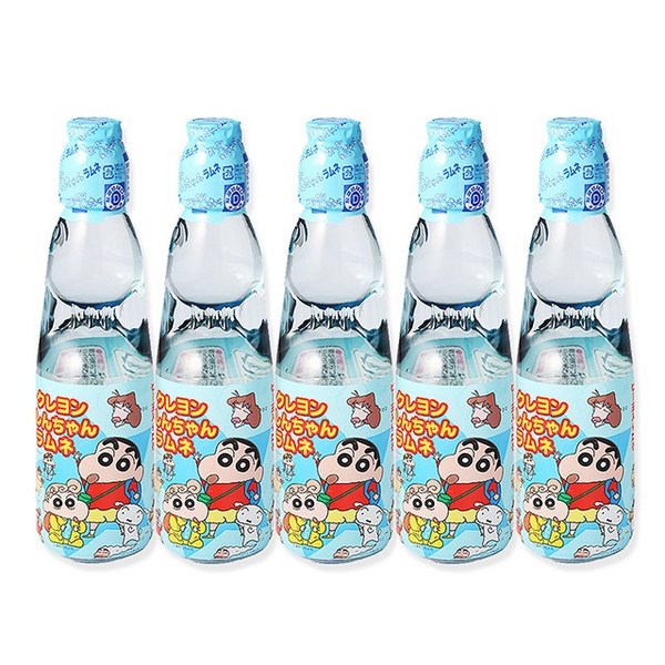 하타라무네 크레용 신짱 라무네 소다맛, 200ml, 30개