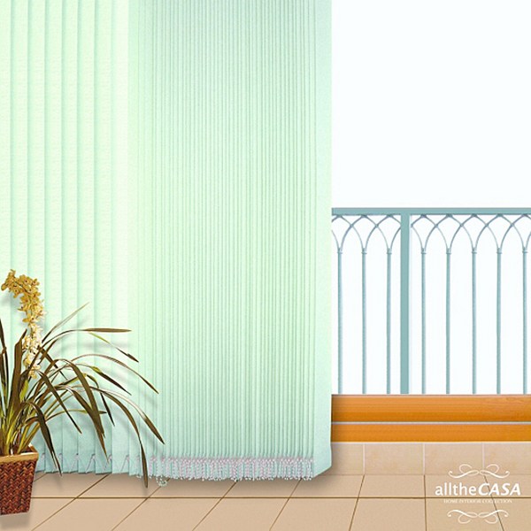 올더까사 베란다용버티컬 아이보리 연블루 연그린 버티컬블라인드