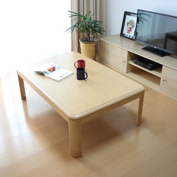 (주)지이라이프 장방형난방테이블, 내추럴, 가구조코타츠KOW-120(NA)
