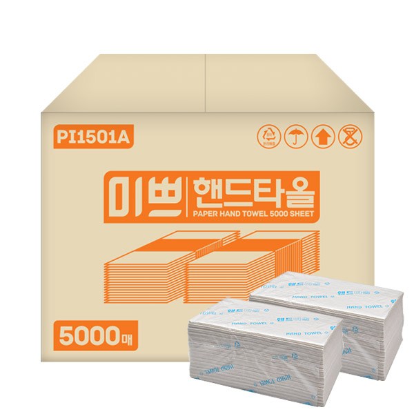 팜파스 미쁘 핸드타올 PI1501A, 1개, 5000매