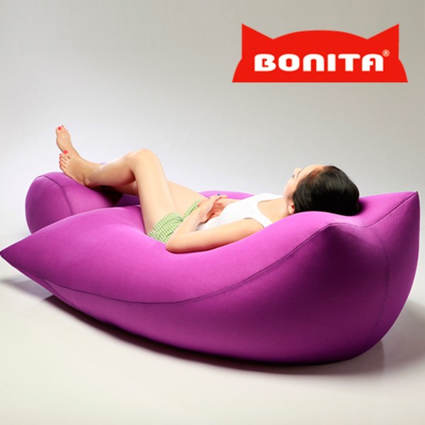 보니타 빈백 초대형 파우치 P302 에어매쉬 빈백소파, 퍼플(에어메쉬)