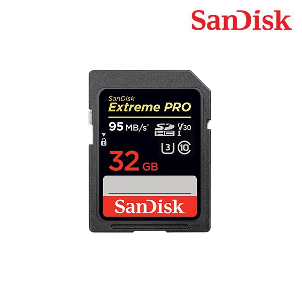 샌디스크코리아 공식인증정품 SD메모리카드 SDHC Extreme Pro 익스트림 프로 UHS-I SDXXO 32GB
