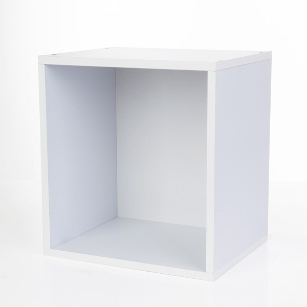  한목가구 오픈형 공간박스, 화이트 