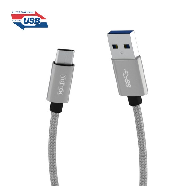 요이치 웨이크 USB 3.1 Gan1 C to A 타입 고속충전케이블
