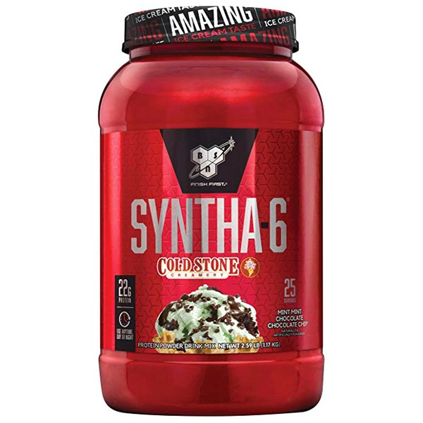 비에스엔 신타-6 프로틴 파우더 드링크 믹스 단백질 보충제 민트 초콜릿 칩