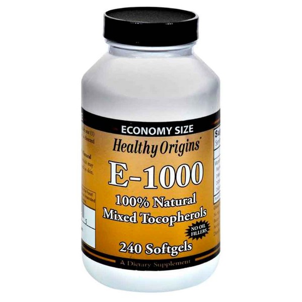 헬시오리진스 E-1000 내추럴 믹스드 토코페롤 소프트젤