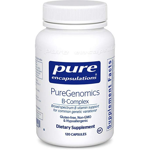 퓨어인캡슐레이션 퓨어 제노믹스 B-콤플렉스 캡슐, 120정, 1개