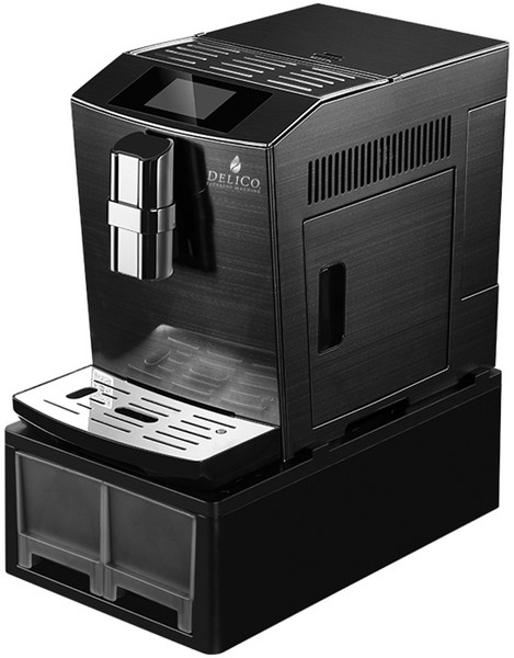딜리코 프로바리스타 블랙 업소용 에스프레소 전자동 커피머신, Delico-DS503 clt-s7-2, 메탈블랙