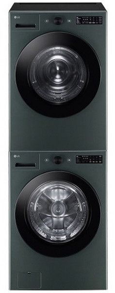 [10% 환급가전] LG전자 트롬 오브제컬렉션 드럼세탁기 FG21GN + 건조기 RG19GN 21kg + 19kg 방문설치, RG19GN(건조기) + FG21GN(세탁기), 네이처 그린