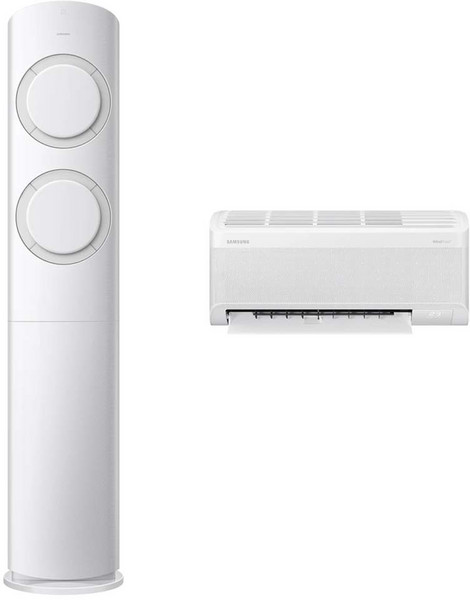 삼성전자 56.9㎡(17.2평) + 18.7㎡(5.5평) AI Q9000 홈멀티형 에어컨 AF60F17D11GRT + 리모컨 세트 방문설치, 일반배관형