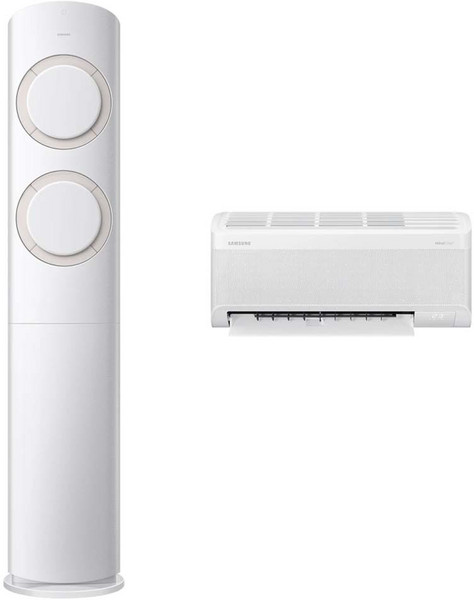 삼성전자 62.6㎡ + 18.7㎡ AI Q9000 홈멀티형 에어컨 AF60F19D11BRT + 리모컨 세트 방문설치, 일반배관형