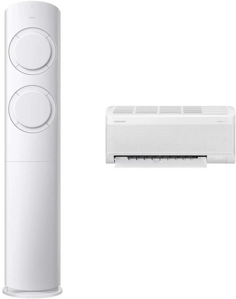 삼성전자 56.9㎡ + 18.7㎡ AI Q9000 홈멀티형 에어컨 AF60F17D11WRT + 리모컨 세트 방문설치, 일반배관형