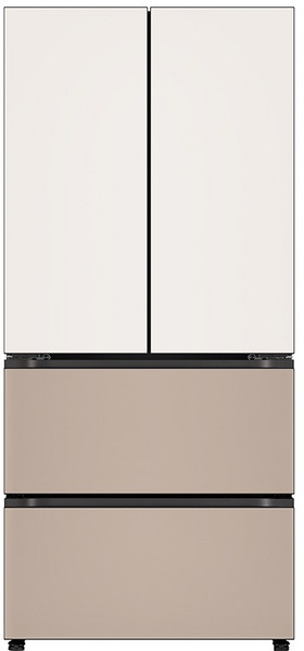 LG전자 디오스 오브제컬렉션 김치톡톡 Fit Max 4도어 480L 스탠드형 김치냉장고 방문설치, 베이지 + 클레이 브라운, Z484GBC123S