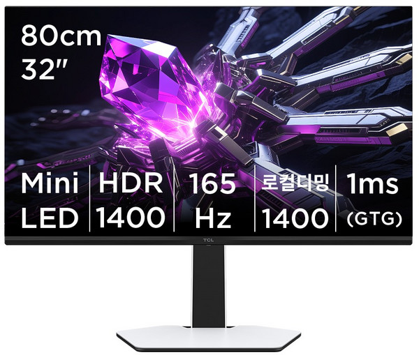 TCL QD Mini LED 게이밍 모니터, 80cm, 32R84