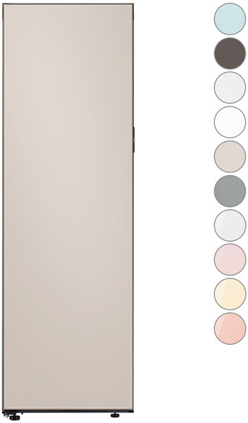 [10% 환급가전] [색상선택형] 삼성전자 비스포크 409L 1도어 냉장고 키친핏 방문설치, 새틴베이지, RR40C7805AP