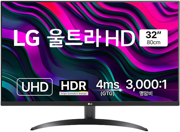 LG전자 4K UHD 모니터, 80cm, 32UR500K