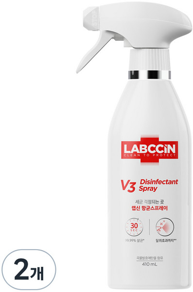 랩신 항균스프레이, 410ml, 2개