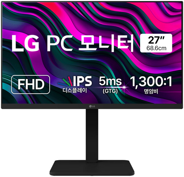 LG전자 FHD PC 모니터, 68.6cm, 27BA450