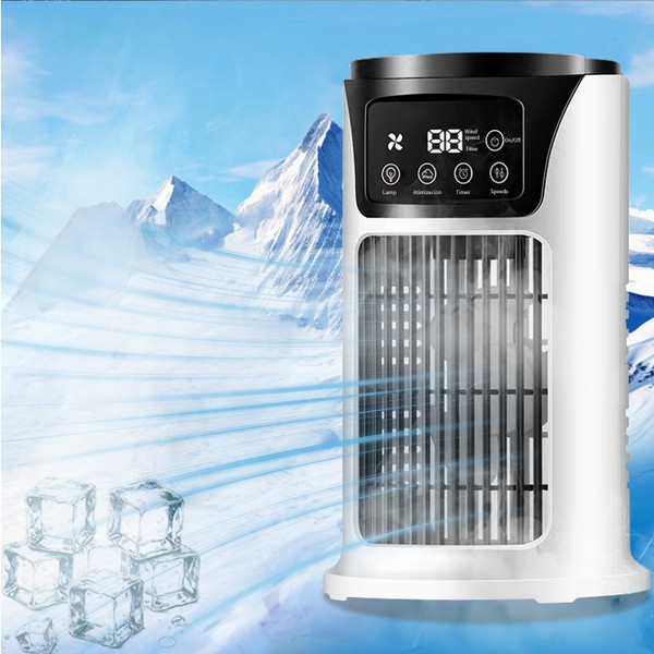 미니 냉풍기 에어컨 선풍기 저소음 휴대용 수면 사무실 기숙사 차량 캠핑 겸용, YY01