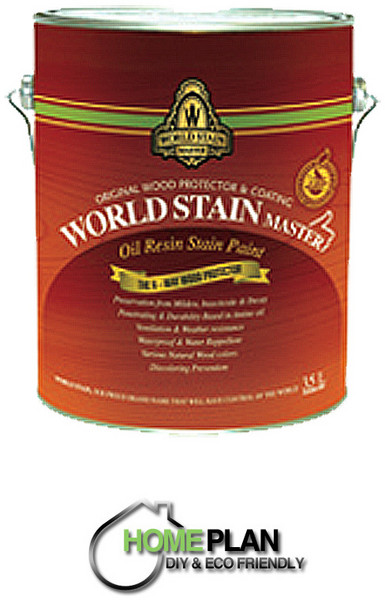 삼화 페인트 월드스테인 마스터 3.5L 방부용 오일스테인, 공장정품 에이콘(WS-3003), 1개