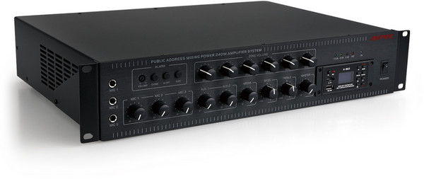 에펠 PA앰프 AP-240 6CH 240W (40W x 6) 방송용 고출력 다채널교회 강연장 병원 음향기기 방송용앰프