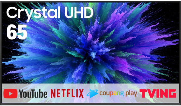 삼성전자 23년형 65인치 165cm(65) 크리스탈 4K UHD 스마트 TV UN65CU7000, 방문설치, 스탠드형, 65인치 / 165cm