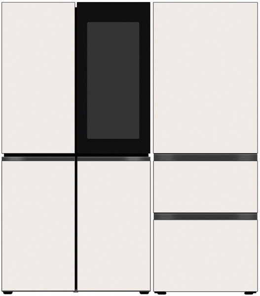 LG 디오스 오브제컬렉션 STEM 베이직 냉장고 Fit & Max (노크온) + LG 디오스 오브제컬렉션 김치톡톡 Fit & Max R925GBB357