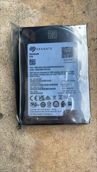 시게이트 5TB 바라쿠다 5400RPM 128MB SATA 6.0Gb/s 2.5