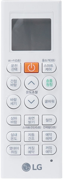 LG 정품 벽걸이 송풍 에어컨 리모컨 AKB75215419 SQ06BDAWBJ SQ06BDAWBN SQ07BDAWBN, 1개