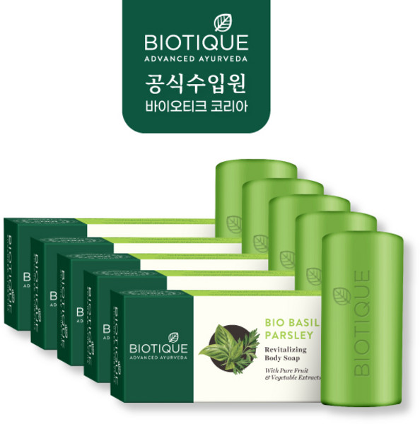 바이오티크 바질앤파슬리 비누 150g, 10개