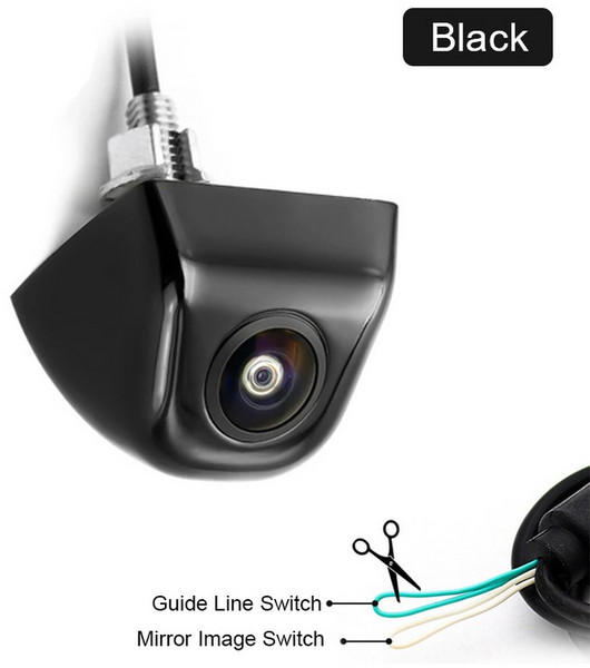 어라운드뷰 GreenYi 170 Deg Starlight Vision Sony/CCD Fisheye 렌즈 자동차 차량 모니터 용 역방향 백업, 01 Black Camera