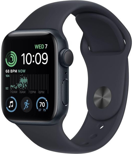 애플 워치 SE 2세대 GPS 40mm - 미드나이트 알루미늄 케이스와 스포츠 밴드 SM 리뉴얼 프리미엄