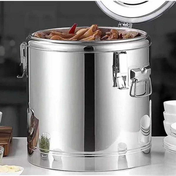 냉면 육수통 업소용 살얼음통 식혜 냉장고 물회 식당, 10L + 수전(304스텐)