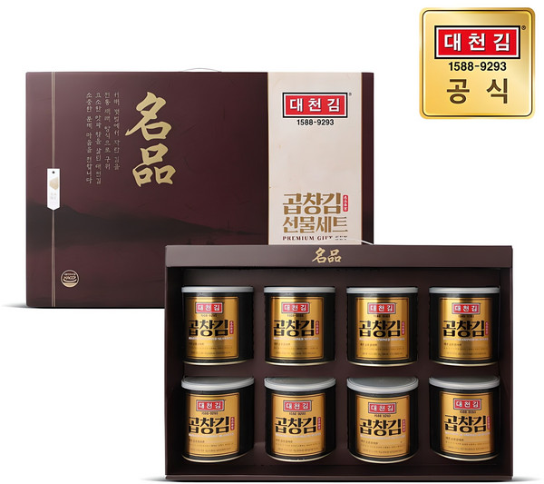 [S708] 대천김 명품 캔김 세트 30g 8캔, 단품, 1개