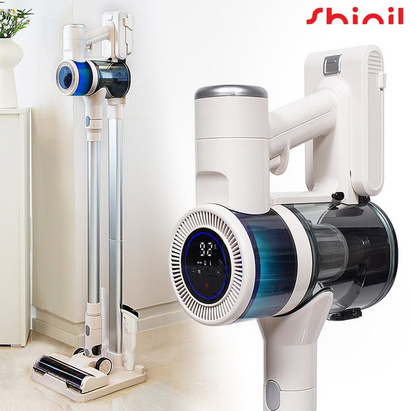 [신일] 350W BLDC 무선 청소기 2025년 최신형 흡입력 자동조절 충전거치대 세트구성, SVC-S350IM