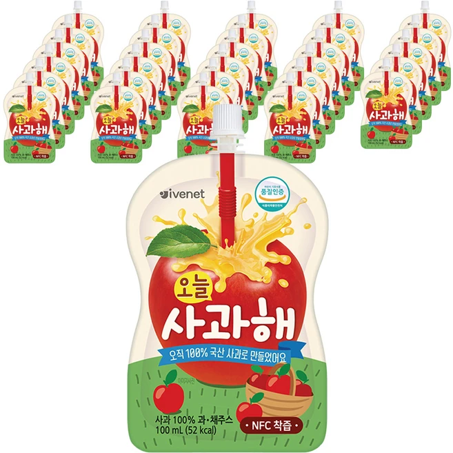 추천10 유아 사과쥬스