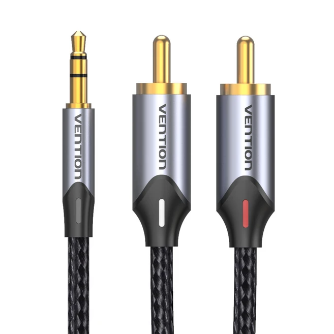 추천5 aux 3.5mm to 2 rca 오디오 케이블 혼합색상