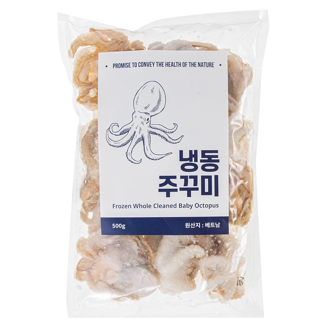 바이오션 주꾸미 (냉동), 500g(20~25마리), 2개