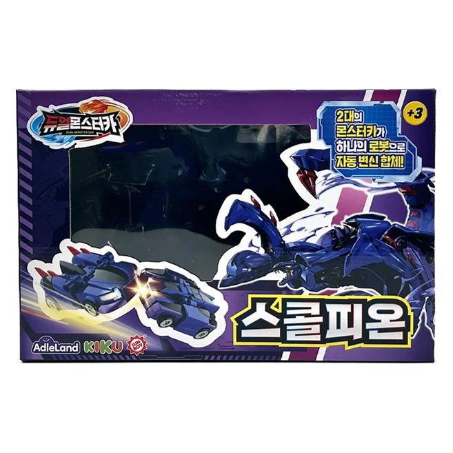 애들랜드 듀얼몬스터카 스콜피온, 혼합색상, 1개