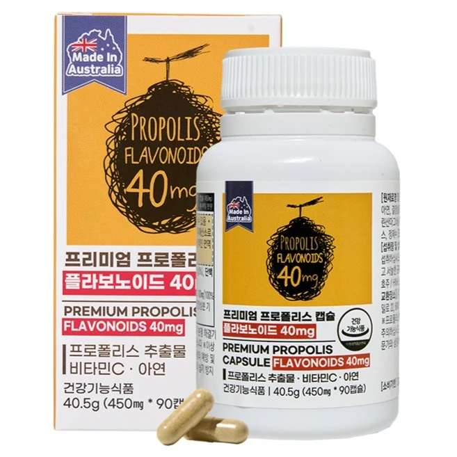 제너럴라이프 프리미엄 프로폴리스 캡슐 플라보노이드 40mg 40.5g, 1개, 90정