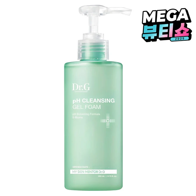 닥터지 약산성 클렌징 젤 폼, 200ml, 1개