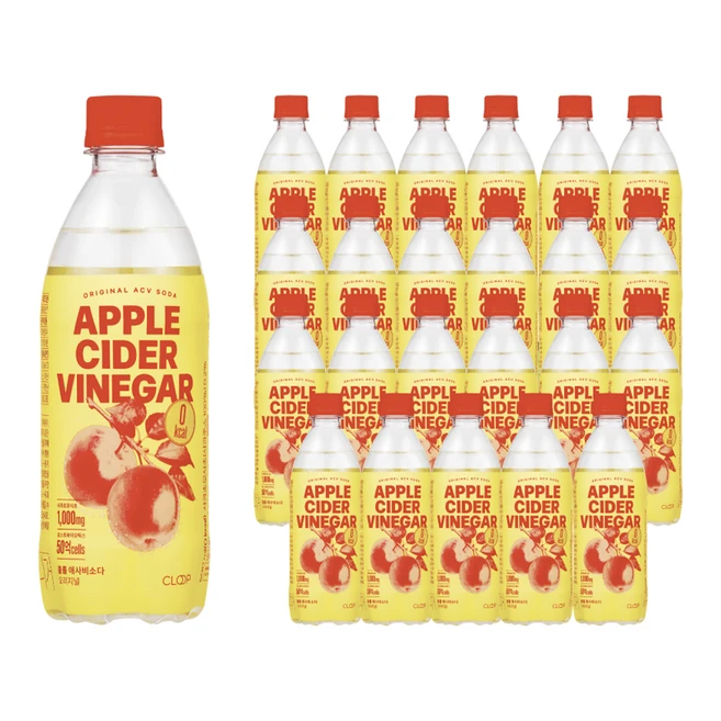 클룹 애사비소다 오리지널, 500ml, 24개