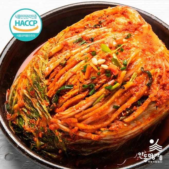 안동 명품 명가 김치 포기김치 3kg, 1개