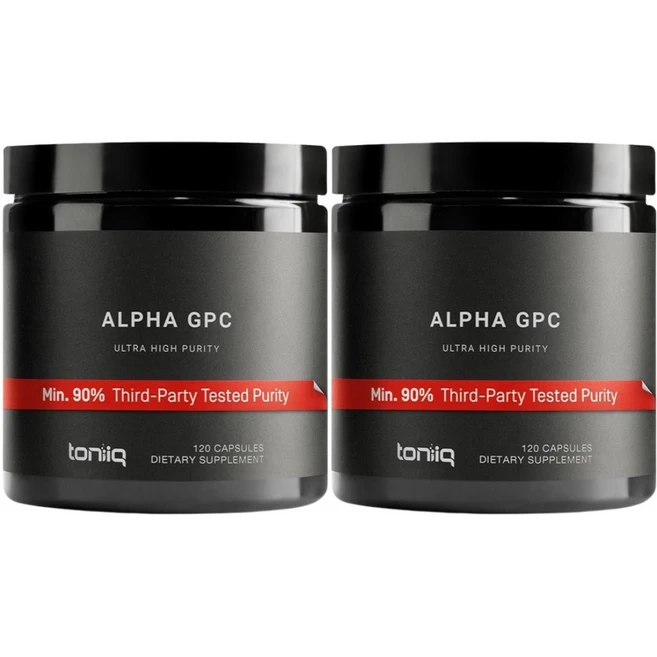 토니크 콜린알포세레이트 알파 GPC 고순도 600mg 120정 2병, 2개