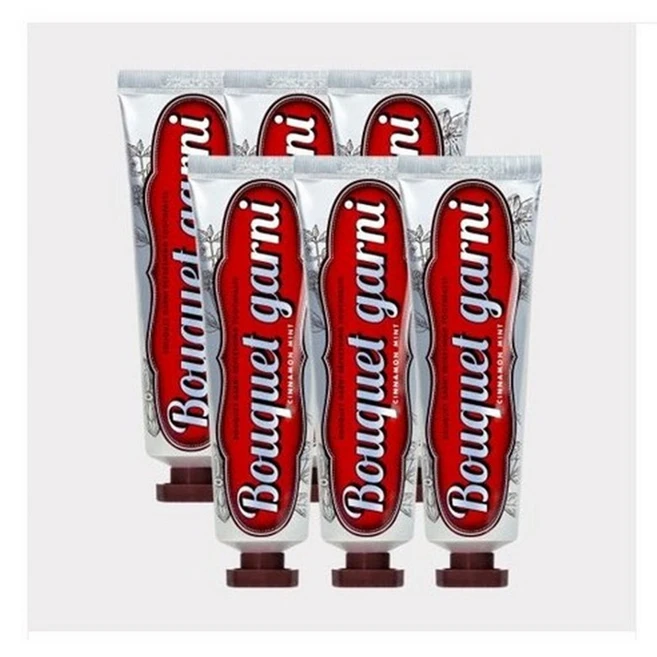 부케가르니 구취 케어 치약 시나몬민트향, 6개, 100g