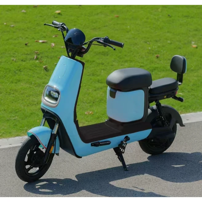 노르테 전동 스쿠터 전기 바이크 성인용 출퇴근 자토바이 미니벨로 오토바이, 리튬 16A(60km), 하늘